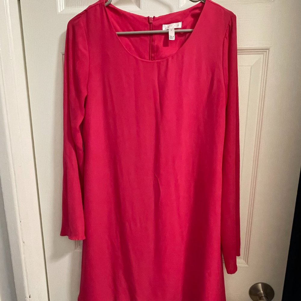 Leith Bright Pink Knee Length Dress-S